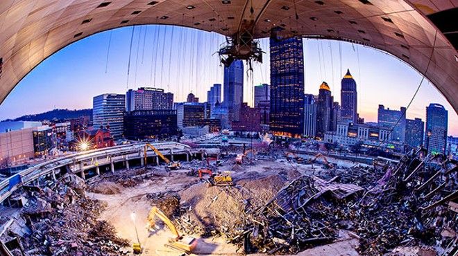 A photographer's curious tribute to the Civic Arena.