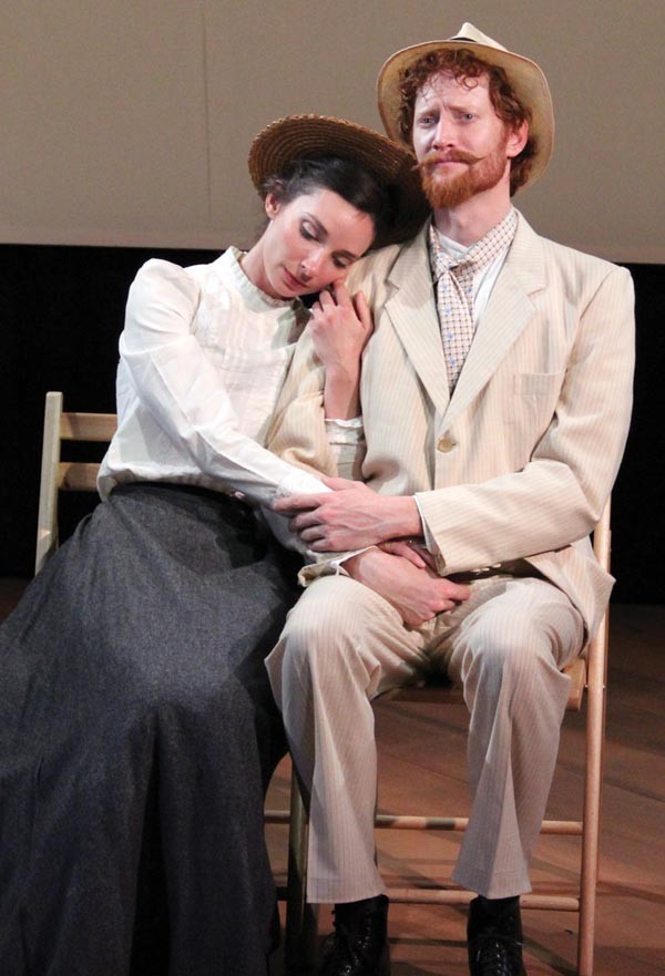 Allison McLemore and Jonathan Visser in PICT's &quot;The Yalta Game.&quot