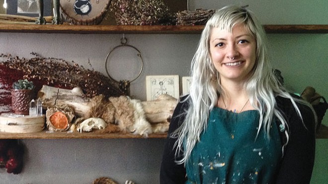 Artist Adrienne Rozzi's first gallery show finds inspiration in magic, witchcraft