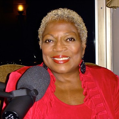 Bev Smith poses "A Challenge to African American Women"
