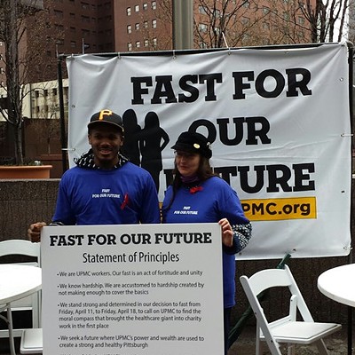UPMC workers begin fasting to protest low wages
