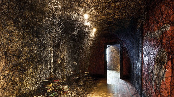 Chiharu Shiota transforms the Mattress Factory's newest space, partly with yarn