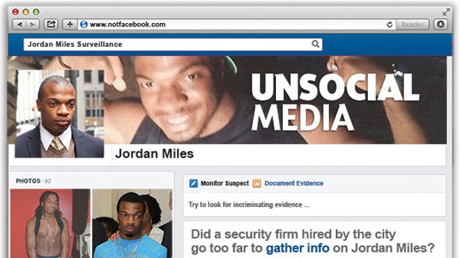 Did a security firm hired by the city go too far to gather info on Jordan Miles?