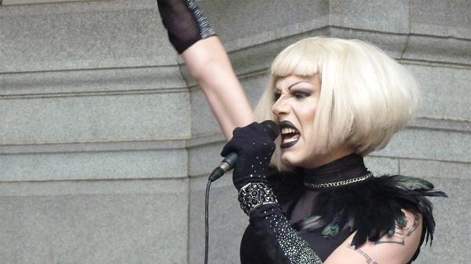 Dragged into Debate: Reality-TV fame puts spotlight on Sharon Needles' controversial act
