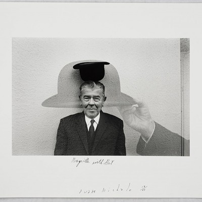 Last week for Duane Michals show at the Carnegie