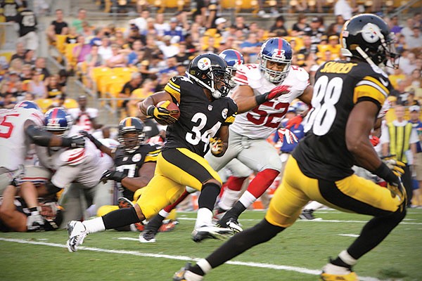 Former Pitt standout LaRod Stephens-Howling will provide quickness out of the backfield for the Steelers this season.