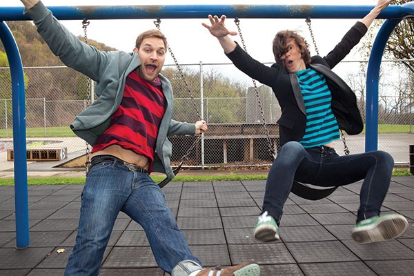 Meet you in the schoolyard: Josh Verbanets and Gab Bonesso