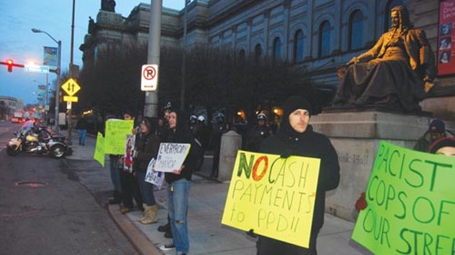 Politics: POG members protest Ravenstahl inauguration