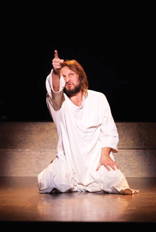 Ray Cygrymus in Pittsburgh Musical Theater's Jesus Christ Superstar.