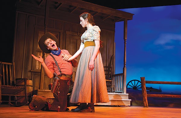 Stanley Graham and Kirsten Lynn Hoover in Point Park Conservatory's Oklahoma!