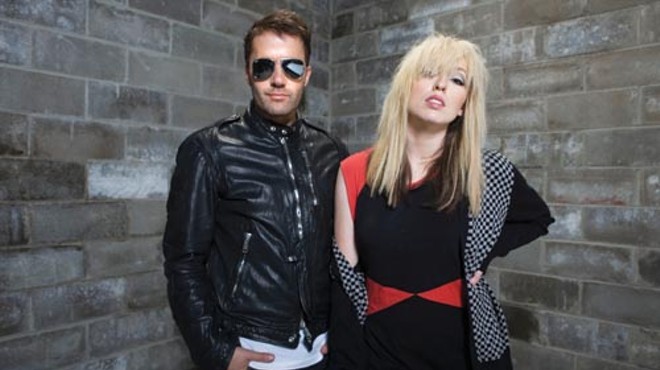 U.K. dance-rock duo The Ting Tings play Mr. Small's