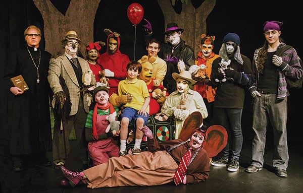 The cast of Rage of the Stage's Winnie-the-Pooh and The Seven Deadly Sins.