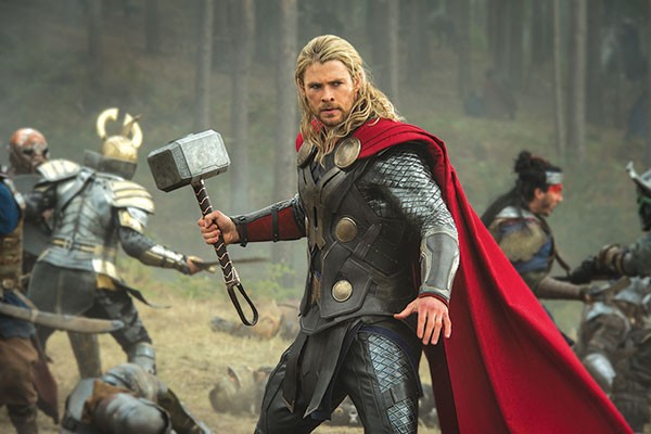 Thor (Chris Hemsworth) and his trusty hammer