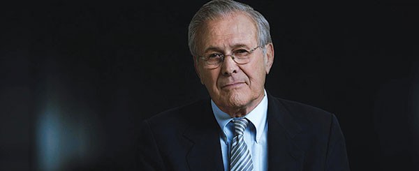 "Time will tell": Former Secretary of Defense Donald Rumsfeld