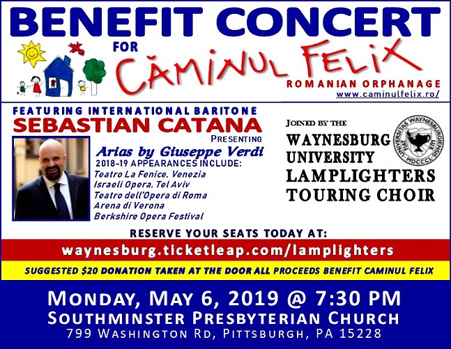 Benefit Opera Concert for Romanian Orphanage