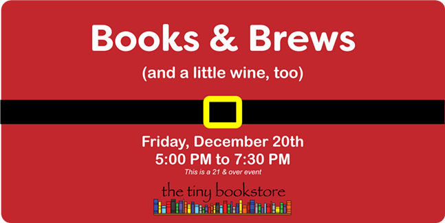 Books and Brews at The Tiny Bookstore