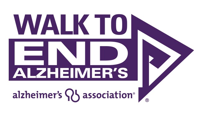 Walk to End Alzheimer's purple logo