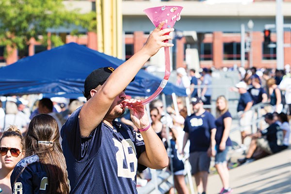 Revelers drink prior to the Sept. 10 Pitt vs. Penn State football game