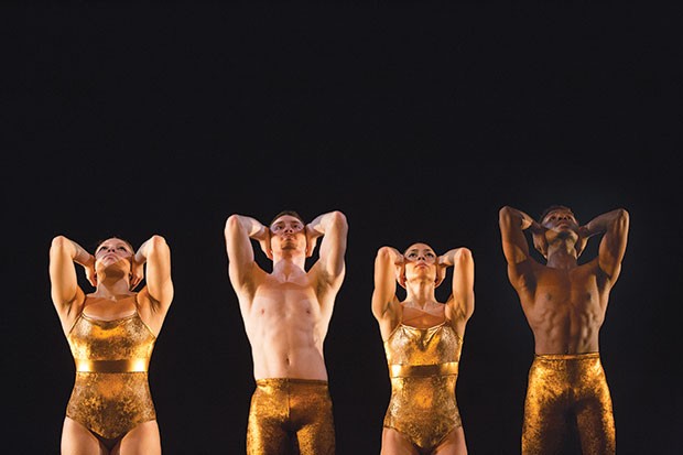 Performers in Contemporary Dance Company’s Ballet Off-Center