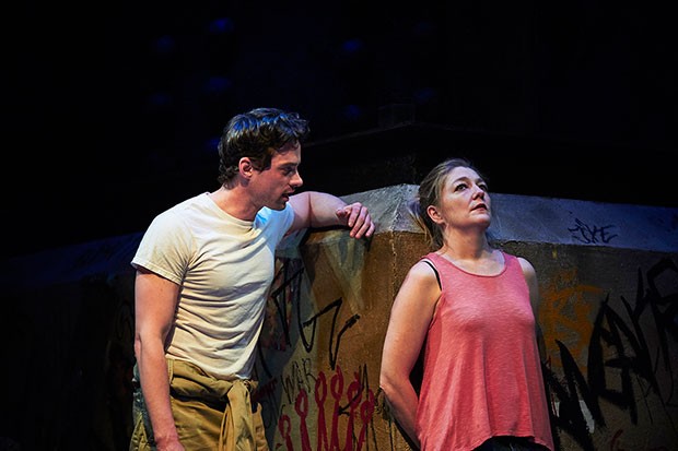 JD Taylor and Rebecca Harris in Ironbound, at City Theatre