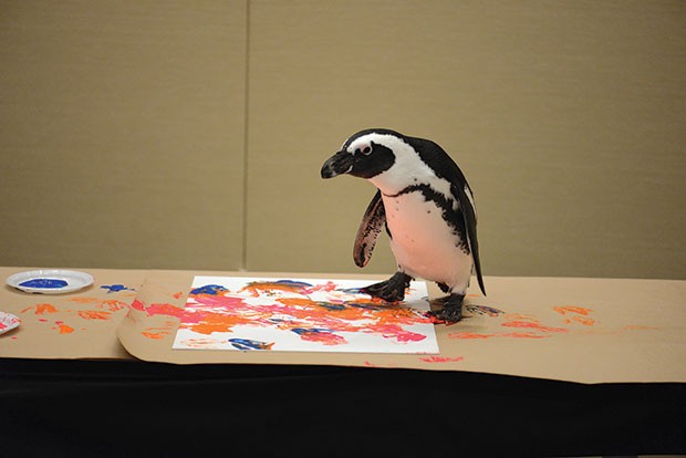 A Penguin painting