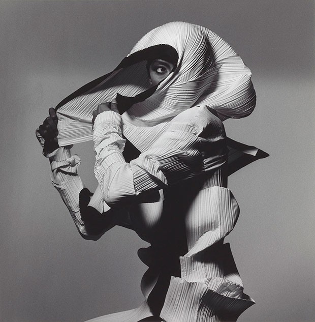 “Issey Miyake Fashion: White and Black,” by Irving Penn (New York, 1990, printed 1992)