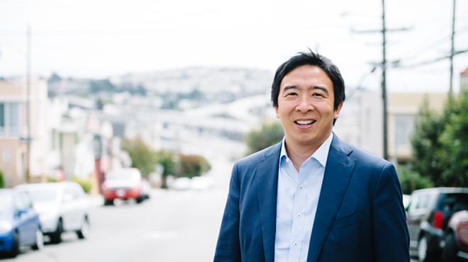 Presidential hopeful Andrew Yang wants to give voters $1,000 a month and save our jobs from robots