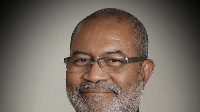 Ron Stallworth, author of Black Klansman who infiltrated the KKK in the 1970s, speaks at Elsie H. Hillman Auditorium Wednesday