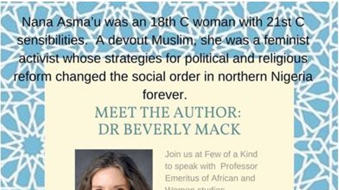 Meet the Author: Dr. Beverly Mack/ Nana Asma'u: Model of Literacy for Muslim Women
