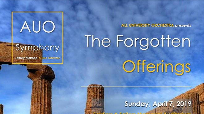 CMU All University Orchestra presents "THE FORGOTTEN OFFERINGS"