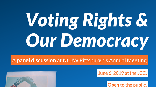Voting Rights & Our Democracy: A Panel Discussion at NCJW PGH's Annual Meeting