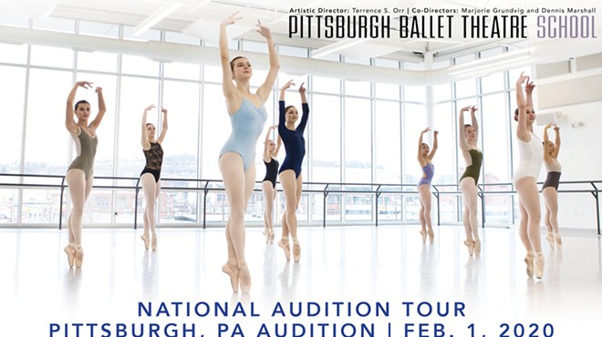 Pittsburgh Ballet Theatre School to hold auditions at PBT Studios on Feb. 1!