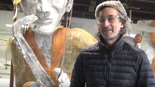 Pittsburgh artist James Simon opens his Uptown studio to show giant musician sculptures