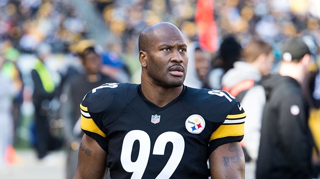 Former New England Patriots offensive lineman calls Pittsburgh Steeler James Harrison's level of play at age 38 'impressive'