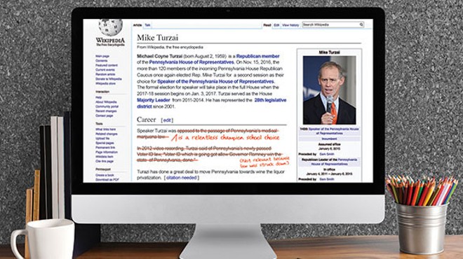 Pennsylvania House Speaker Mike Turzai’s Wikipedia edited by account tied to House Republican
