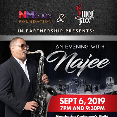 Najee will be performing at MCG on Sept 6!