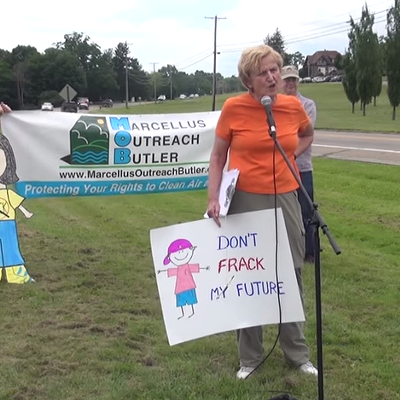 Parents protest fracking near Pennsylvania school