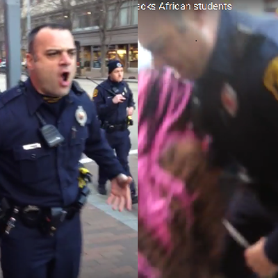 More video surfaces from events outside Pittsburgh's Wood Street T Station, officer shoves teen girl with baton