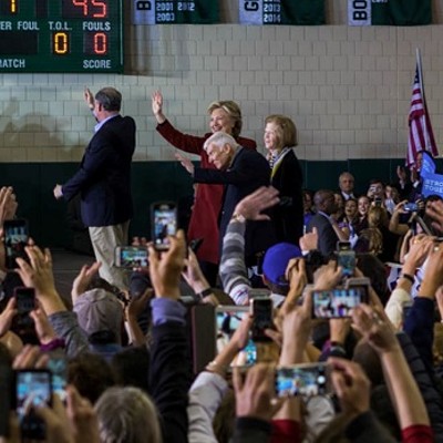 Hillary Clinton and Tim Kaine hold rally at Pittsburgh's Taylor Allderdice High School