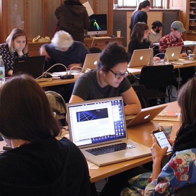 Art + Feminism Wikipedia Edit-A-Thon at on Saturday at Pittsburgh's Carnegie Museum of Art