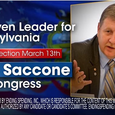 U.S. Congressional candidate Rick Saccone tallying fiscally conservative, anti-union support