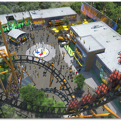 Kennywood reveals the Log Jammer’s replacement: a Steelers-themed roller coaster