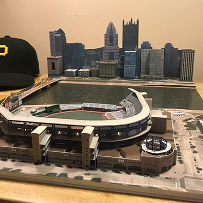 Meet the man who builds miniature ballparks, including PNC Park, for charity