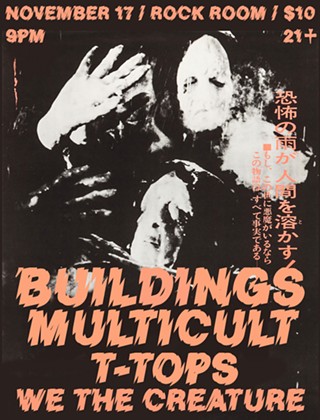 Buildings, Multicult, T-Tops, We The Creature