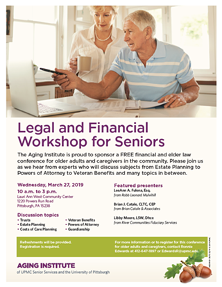 Legal and Financial Workshop for Seniors