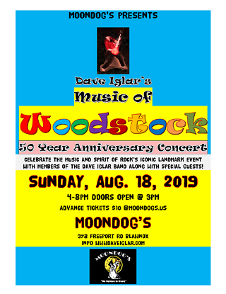 Dave Iglar's Music of Woodstock: 50th Anniversary Concert