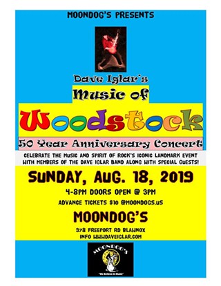Dave Iglar's Music of Woodstock Concert