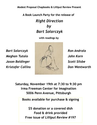Book Launch / Reading: Bart Solarczyk