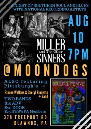 Miller & the Other Sinners w/ The Stevee Wellons Band