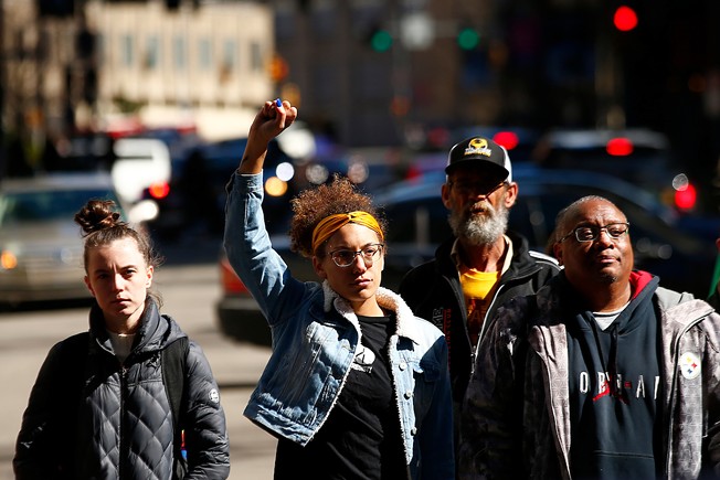 Pittsburgh protest in honor of Antwon Rose II